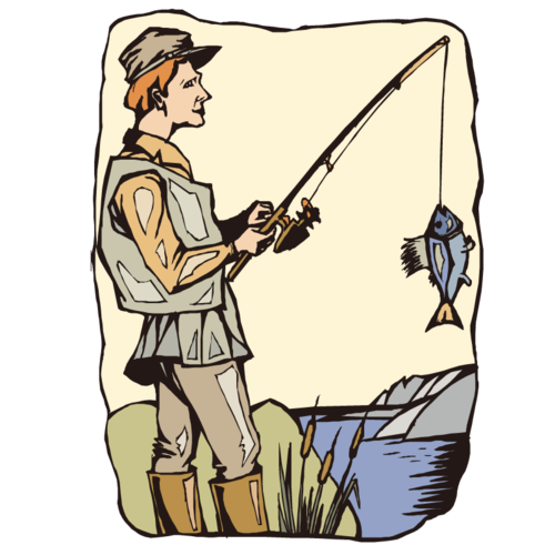 动漫教你如何钓鱼，动漫钓鱼头像！